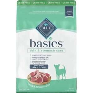 Blue Buffalo Basics Grain Free Small Breed Adult Lamb and Potato Recipe Dry Dog Food 11-lb