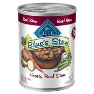 Blue Buffalo Blue's Hearty Beef Stew Canned Dog Food 12.5-oz, case of 12