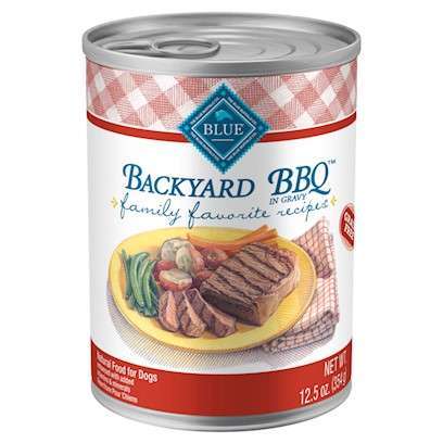 Blue Buffalo Family Favorites Backyard BBQ Canned Dog Food 12.5-oz, case of 12