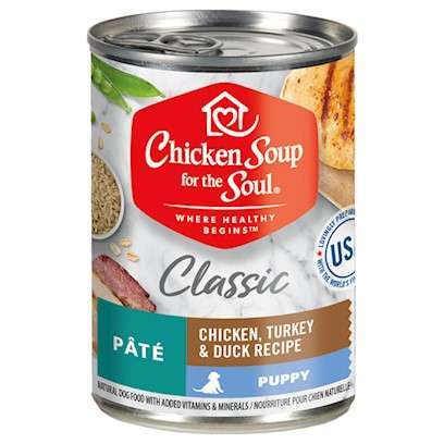 Chicken Soup For The Soul Puppy Canned Dog Food 13-oz, case of 12