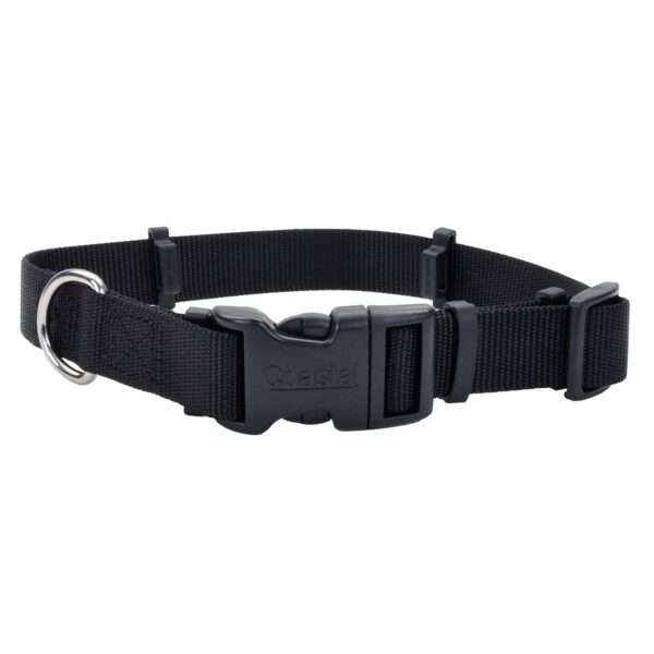 Coastal Pet Products Personalized Secure Away Adjustable Flea and Tick Collar Protector in Black, Size: 14"L x 1"W | PetSmart