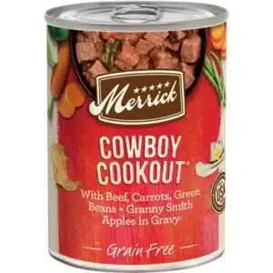 Merrick Grain Free Cowboy Cookout Canned Dog Food 12.7-oz, case of 12