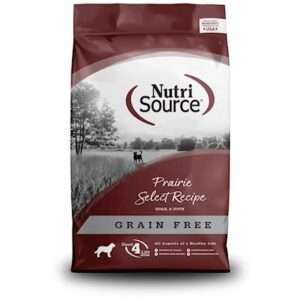 NutriSource Grain Free Prairie Select Dry Dog Food 5-lb