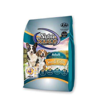 NutriSource Small Bites Chicken & Rice Recipe Dry Dog Food 5-lb