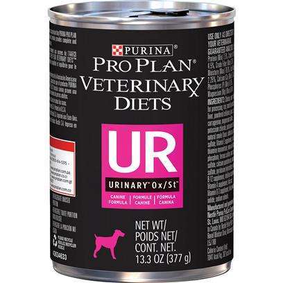 Purina Pro Plan Veterinary Diets UR Urinary Ox/St Canine Formula Wet Dog Food (12) 13.3 oz. Cans
