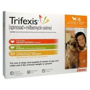 Trifexis Chewable Tablets for Dogs 10-20lbs 6 Mont