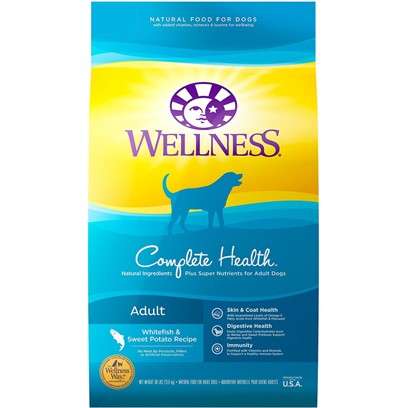 Wellness Complete Health Natural Adult Whitefish and Sweet Potato Recipe Dry Dog Food 5-lb