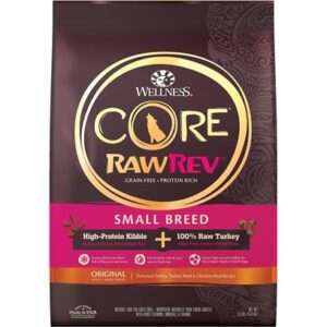 Wellness Core Raw Rev Natural Small Breed Grain Free Original Turkey and Chicken with Freeze Dried Turkey Dry Dog Food 10-lb
