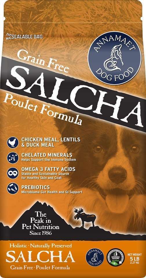 Annamaet Grain Free Salcha Poulet Recipe Dry Dog Food - 5 lb Bag