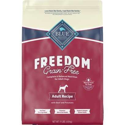 Blue Buffalo Freedom Grain-Free Adult Beef Recipe Dry Dog Food 24-lb