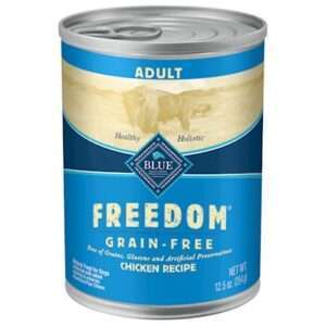 Blue Buffalo Freedom Grain Free Chicken Recipe Adult Canned Dog Food 12.5-oz, case of 12