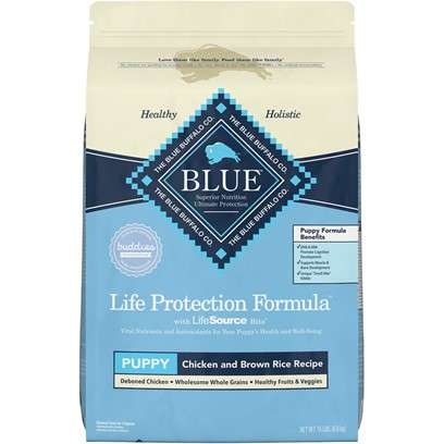 Blue Buffalo Life Protection Puppy Chicken and Brown Rice Recipe Dry Dog Food 15-lb
