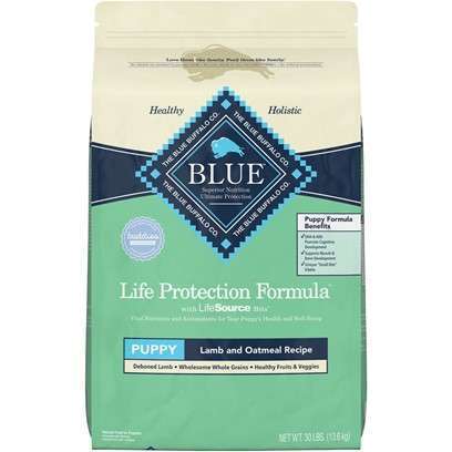 Blue Buffalo Life Protection Puppy Lamb and Oatmeal Recipe Dry Dog Food 30-lb