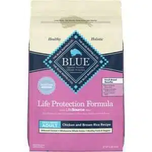 Blue Buffalo Life Protection Small Breed Adult Chicken And Brown Rice Recipe Dry Dog Food 15-lb