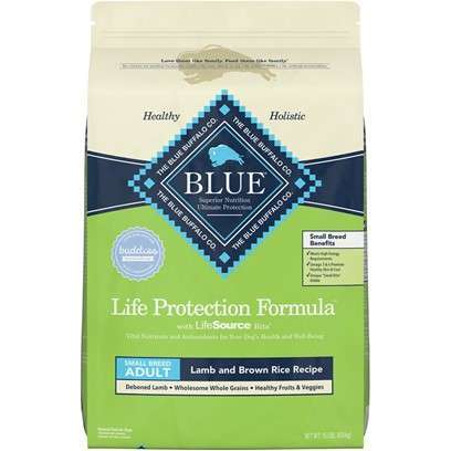 Blue Buffalo Life Protection Small Breed Adult Lamb and Brown Rice Recipe Dry Dog Food 15-lb