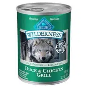 Blue Buffalo Wilderness Grain Free Duck and Chicken Grill Canned Dog Food 12.5-oz, case of 12