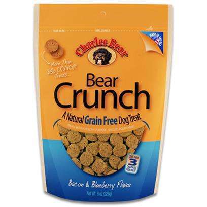 Charlee Bear Bear Crunch Grain Free Bacon and Blueberry Dog Treats 8-oz