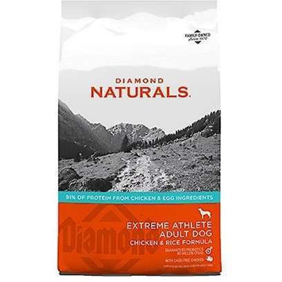 Diamond Naturals Extreme Athlete Chicken and Rice Formula Dry Dog Food 40 Lb bag