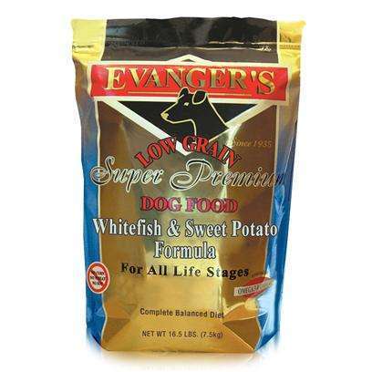 Evanger's Dry Dog Food - Whitefish/Sweet Potato 33 Lb bag