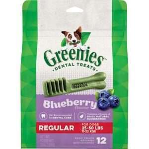 GREENIES Bursting Blueberry Treat-Pak PETITE 20 Treats (12 oz)