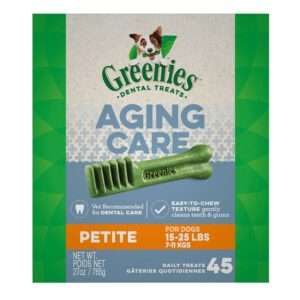 Greenies Aging Care Dental Treats Petite | 27 oz