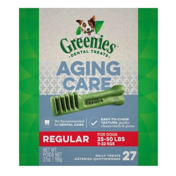 Greenies Aging Care Dental Treats Regular | 27 oz