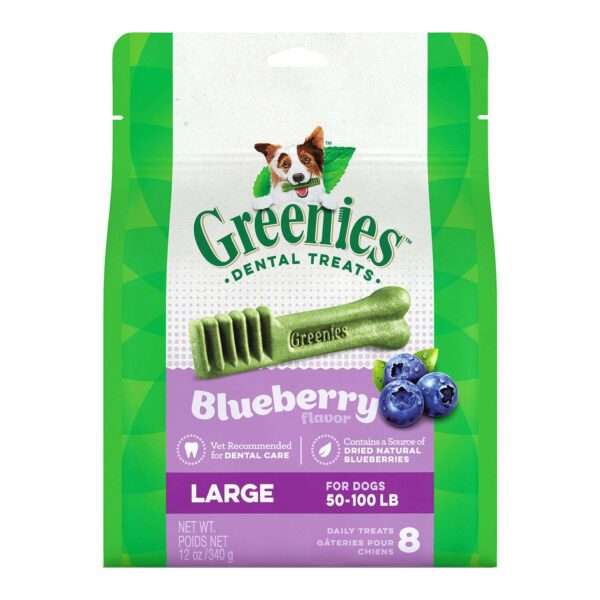 Greenies Blueberry Flavor Dental Treats Large | 12 oz
