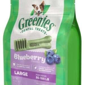 Greenies Large Blueberry Dental Dog Chews - 12 oz, 8 count
