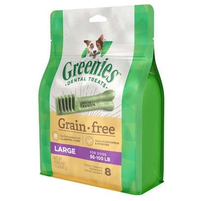 Greenies Large Grain Free Dental Dog Chews 36-oz, 24 count