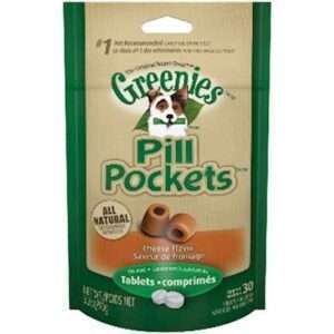 Greenies Pill Pockets Canine Cheese Flavor Dog Treats For capsules: 15.8-oz, 60 count