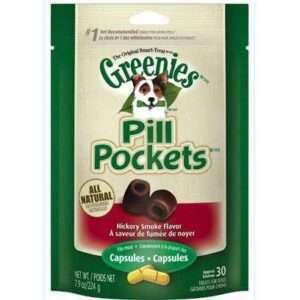 Greenies Pill Pockets Canine Hickory Smoke Flavor Dog Treats For capsules: 15.8-oz, 60-pack