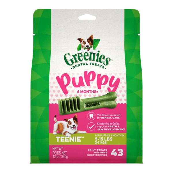 Greenies Puppy 6 Months+ Dental Treats Teenie | 12 oz