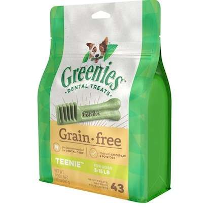 Greenies Teenie Grain Free Dental Dog Chews 36-oz, 130 count