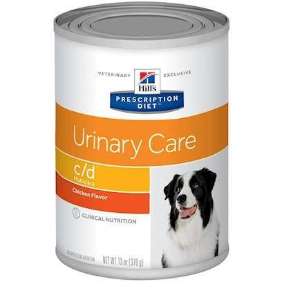 Hill's Prescription Diet c/d Multicare Urinary Care Canned Dog Food 13 oz, 12-pack, Chicken Flavor