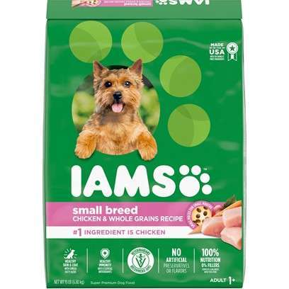 Iams Small Breed Dry Dog Food 7-lb, Chicken & Whole Grains Recipe