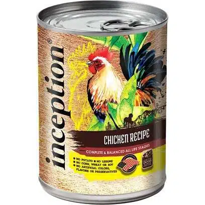 Inception Chicken Recipe Canned Dog Food 13-oz, case of 12