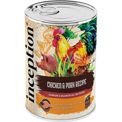 Inception Chicken & Pork Meal Recipe Canned Dog Food 13-oz, case of 12