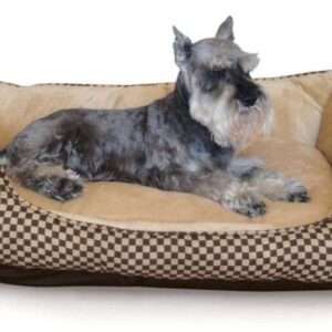KH Mfg Self-Warming Lounge Sleeper Brown Dog Bed L