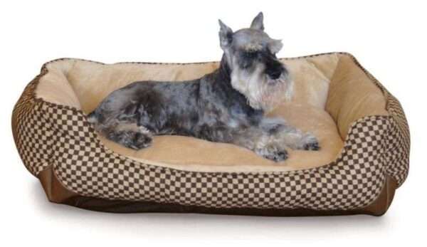 KH Mfg Self-Warming Lounge Sleeper Brown Dog Bed L