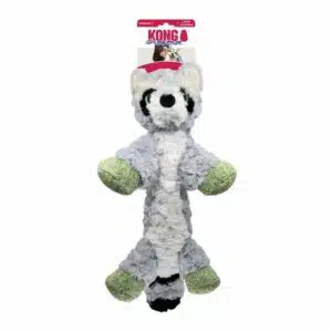 KONG Low Stuff Flopzie Raccoon Dog toy - Medium