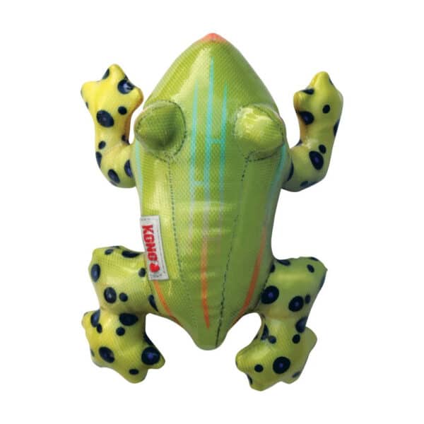KONG Shieldz Tropics Frog Dog toy - Medium