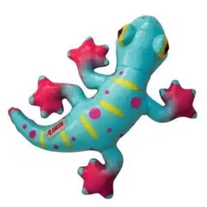 KONG Shieldz Tropics Gecko Dog Toy Medium