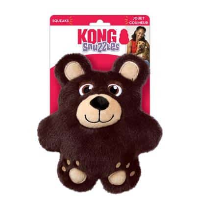 KONG Snuzzles Bear Plush Dog Toy Plush, Bear