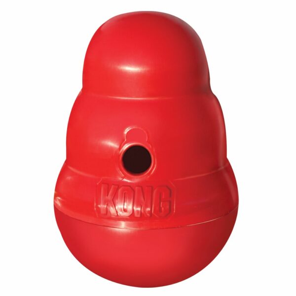 KONG Wobbler, Treat Dispenser Dog Toy in Red, Size: Large | PetSmart