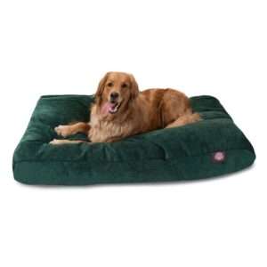 Majestic Pet Villa Collection Rectangle Dog Bed in Marine, Size: 50"L x 42"W x 5"H | Polyester | PetSmart