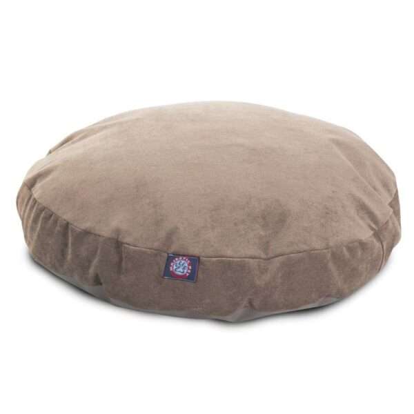 Majestic Pet Villa Collection Round Dog Bed in Pearl, Size: 30"L x 30"W x 4"H | Polyester | PetSmart