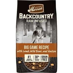 Merrick Backcountry Adult Grain Free Big Game Recipe Dry Dog Food 20-lb