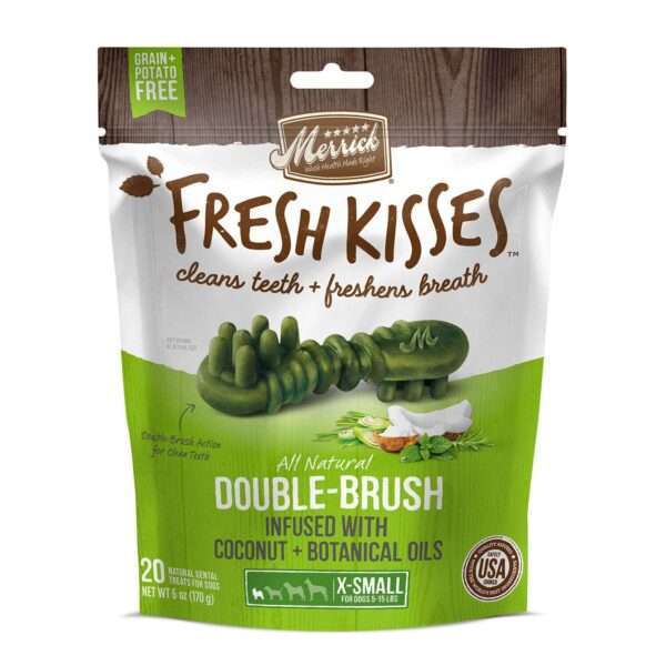 Merrick Fresh Kisses Coconut + Botanical Oils X Small Dog Treats | 24 oz