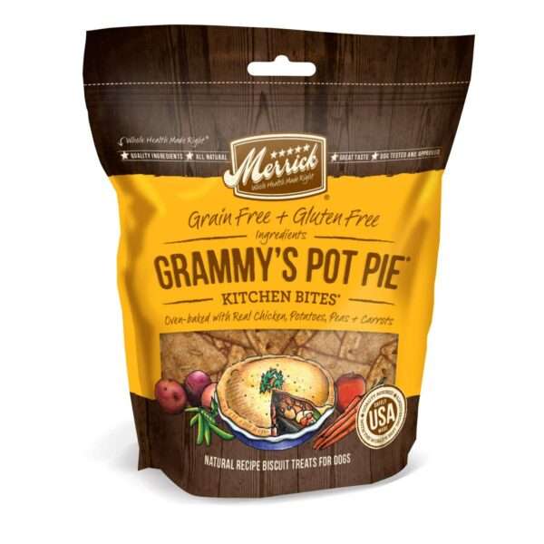 Merrick Kitchen Bites - Grammy's Pot Pie Dog Treats | 9 oz