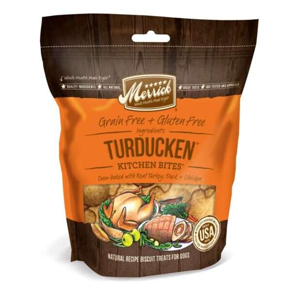 Merrick Kitchen Bites - Turducken Dog Treats | 9 oz